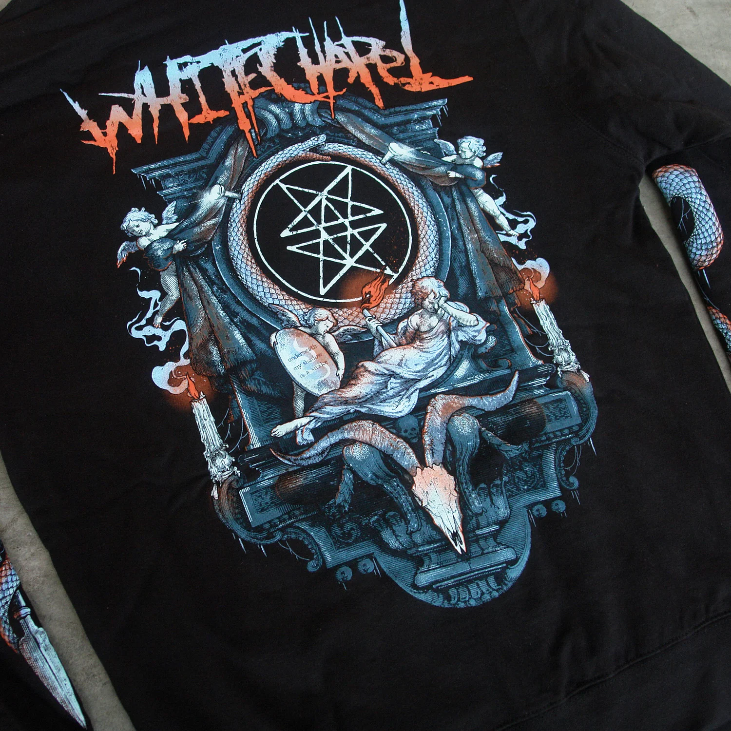 Serpentine Altar Black Zip-Up - Image 4